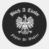 Österreich Fahne Flagge Retro Adler Wappen Sticker