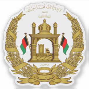 Wappen Afghanistans (2004-2021) Aufkleber
