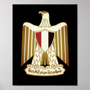Wappen Ägyptens Poster