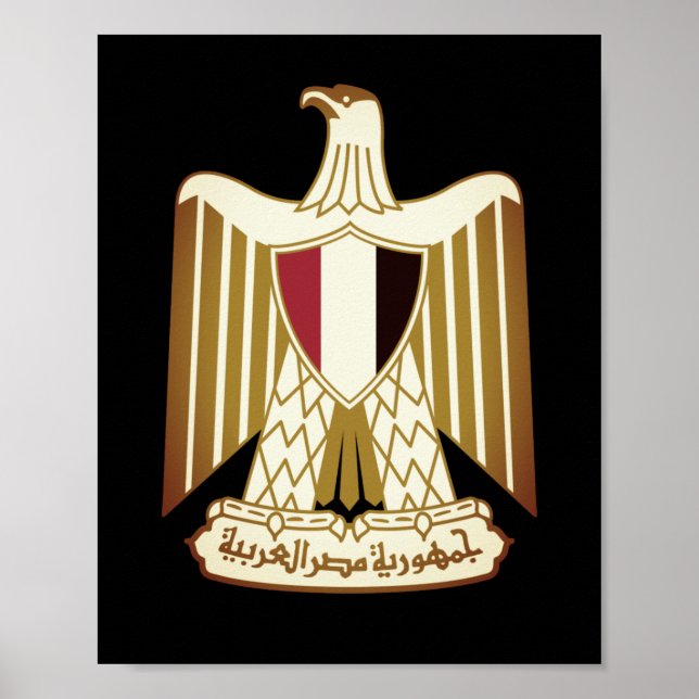 Wappen Ägyptens Poster (Vorne)