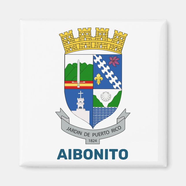 Wappen - Aibonito, Puerto Rico Magnet (Vorne)