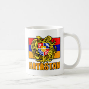 Wappen Armeniens Hayastan Kaffeetasse
