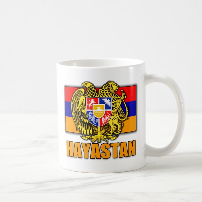 Wappen Armeniens Hayastan Kaffeetasse (Rechts)