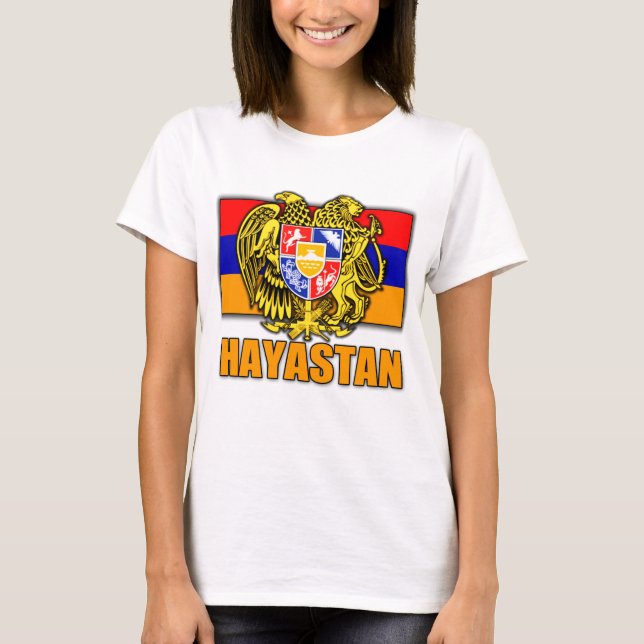 Wappen Armeniens Hayastan T-Shirt (Vorderseite)