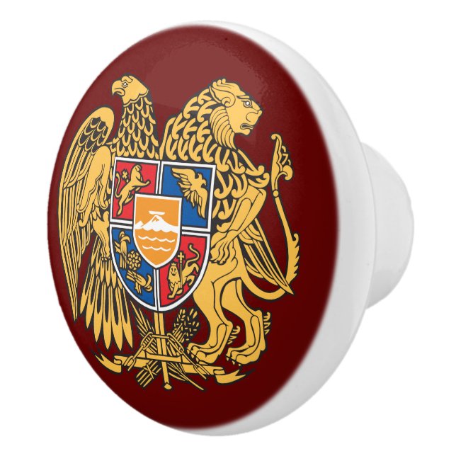 Wappen Armeniens Keramikknauf (Rechts)