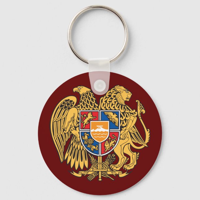 Wappen Armeniens Schlüsselanhänger (Vorderseite)