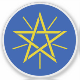 Wappen Äthiopiens Aufkleber