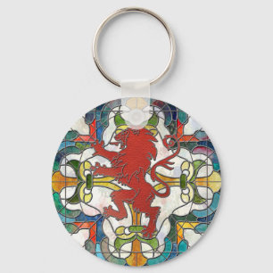 Wappen aus Hartglas Schlüsselanhänger