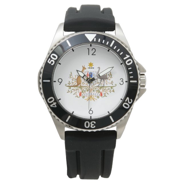 Wappen Australiens Armbanduhr (Vorderseite)