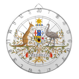 Wappen Australiens Dartscheibe
