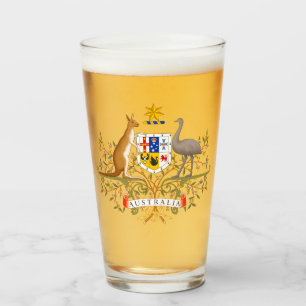 Wappen Australiens Glas