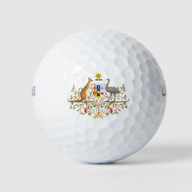 Wappen Australiens Golfball (Vorderseite)