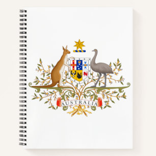 Wappen Australiens Notizbuch