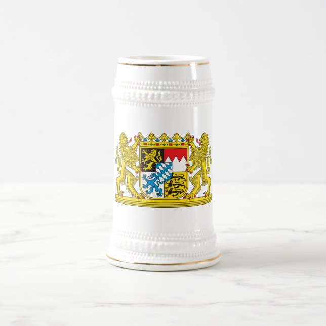 Wappen Bayern-offiziellen Deutschland-Symbols Bierglas (Mittel)