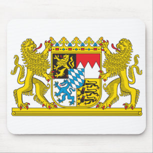 Wappen Bayern-offiziellen Deutschland-Symbols Mousepad
