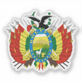 Wappen Boliviens Aufkleber
