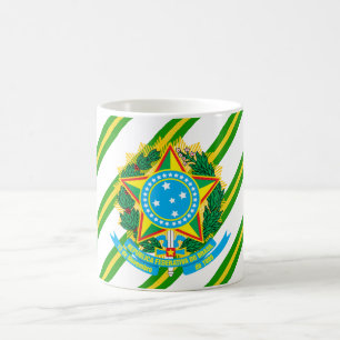Wappen Brasiliens Kaffeetasse