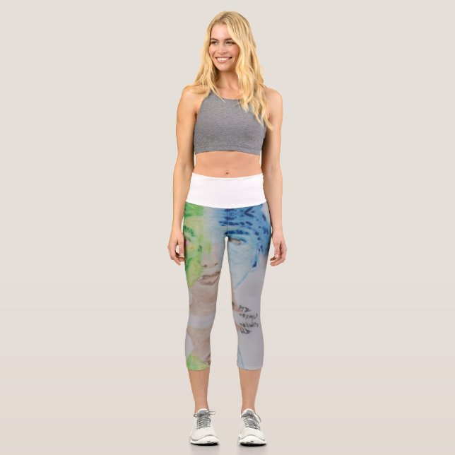 Wappen Capri Leggings (Vorderseite)