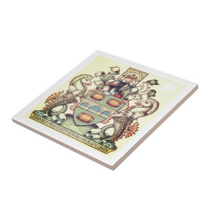 Wappen-Coat Bridgetown - Barbados Fliese