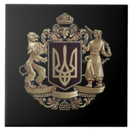 Wappen-Coat in der Ukraine Fliese