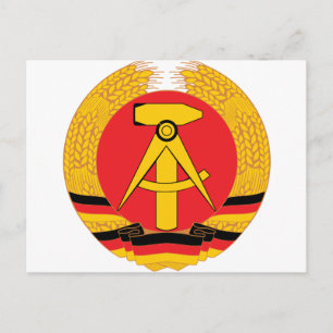 Wappen-Coat in Ostdeutschland Postkarte