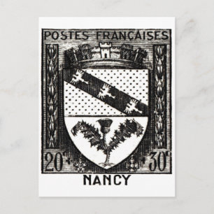 Wappen-Coat, Nancy, Frankreich Postkarte