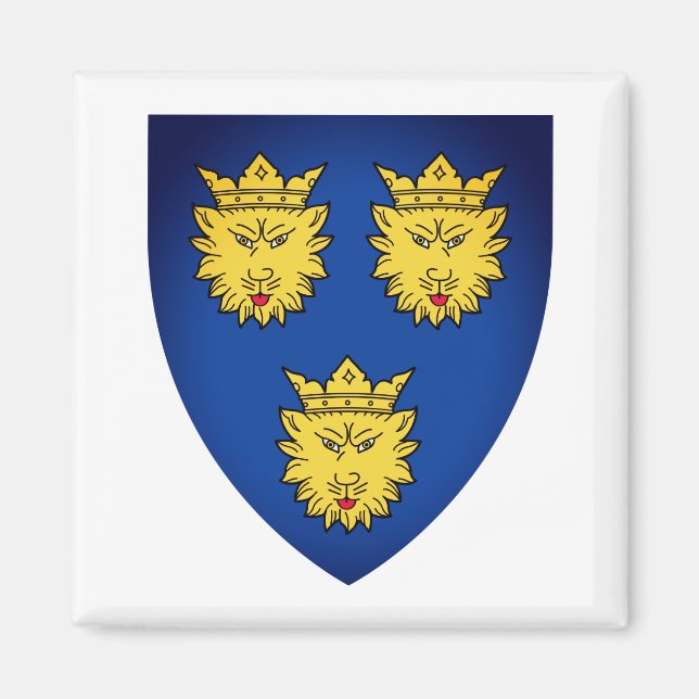 Wappen Dalmatiens, Kroatien Magnet (Vorne)