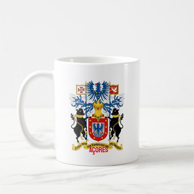 Wappen der Azoren Kaffeetasse (Links)