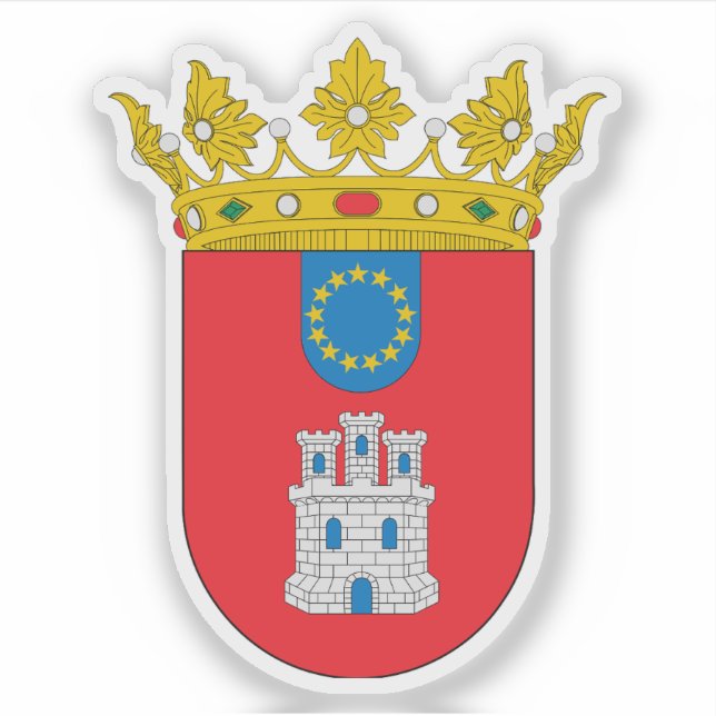 Wappen der Concepción de la Vega Aufkleber (Vorderseite)