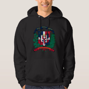 Wappen der Dominikanischen Republik Hoodie