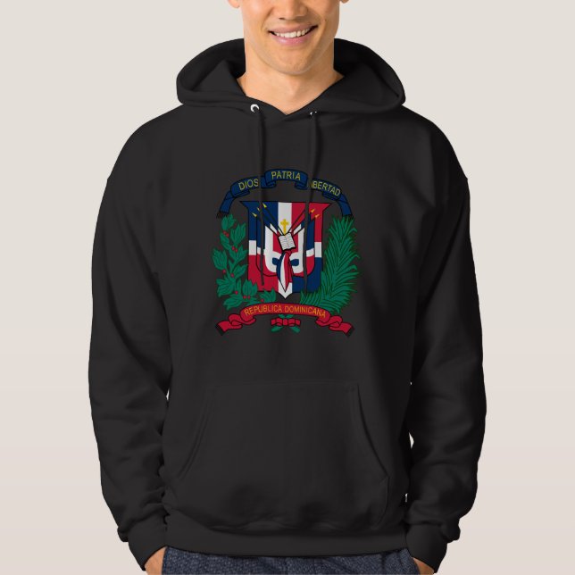 Wappen der Dominikanischen Republik Hoodie (Vorderseite)