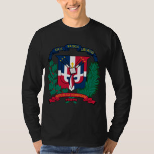Wappen der Dominikanischen Republik T-Shirt