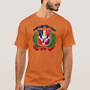 Wappen der Dominikanischen Republik T-Shirt
