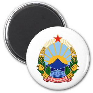 Wappen der ehemaligen jugoslawischen Republik Maze Magnet