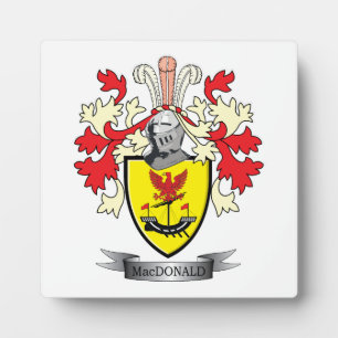 Wappen der Familie MacDonald Fotoplatte
