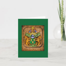 Wappen der Familie Van Westervelt Karte