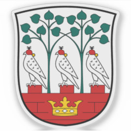 Wappen der Gemeinde Frederiksberg Aufkleber
