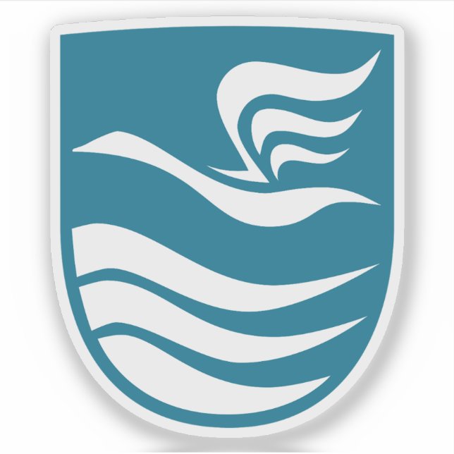 Wappen der Gemeinde Furesø Aufkleber (Vorderseite)