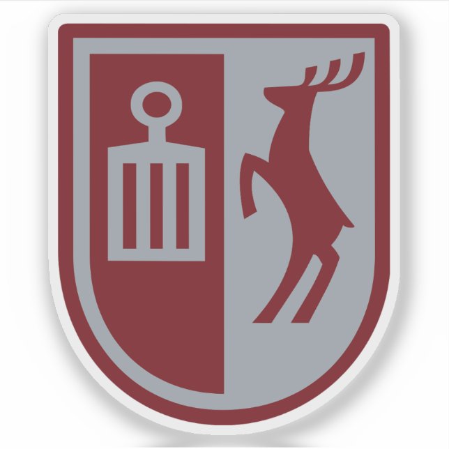 Wappen der Gemeinde Herlev Aufkleber (Vorderseite)