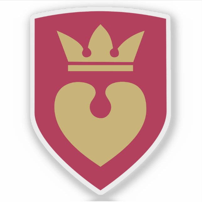 Wappen der Gemeinde Hillerød Aufkleber (Vorderseite)