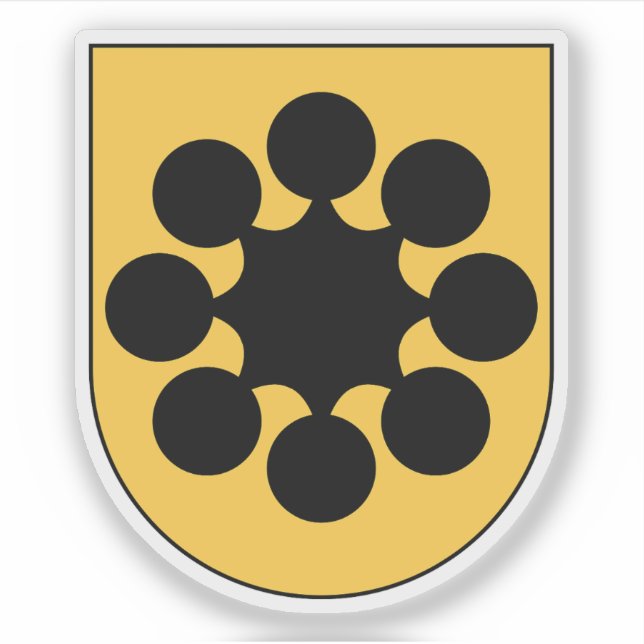 Wappen der Gemeinde Hofors, Schweden Aufkleber (Vorderseite)