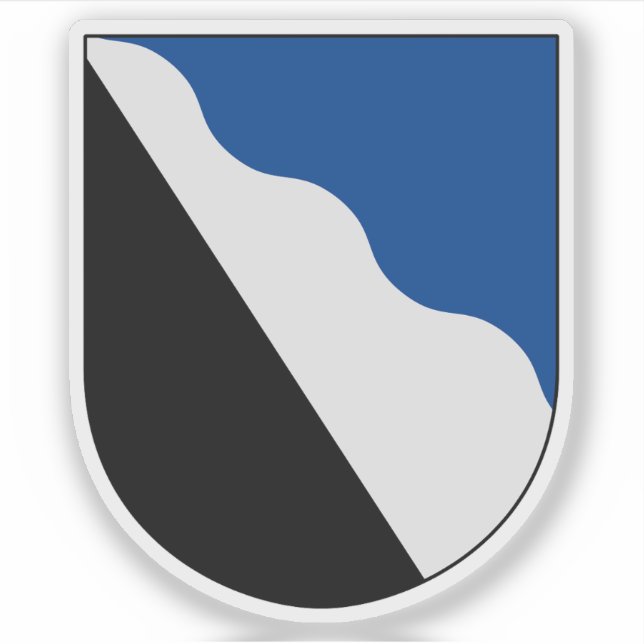 Wappen der Gemeinde Klippan, Schweden Aufkleber (Vorderseite)