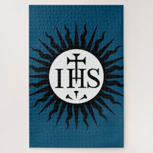 Wappen der Gesellschaft Jesu Monogramm