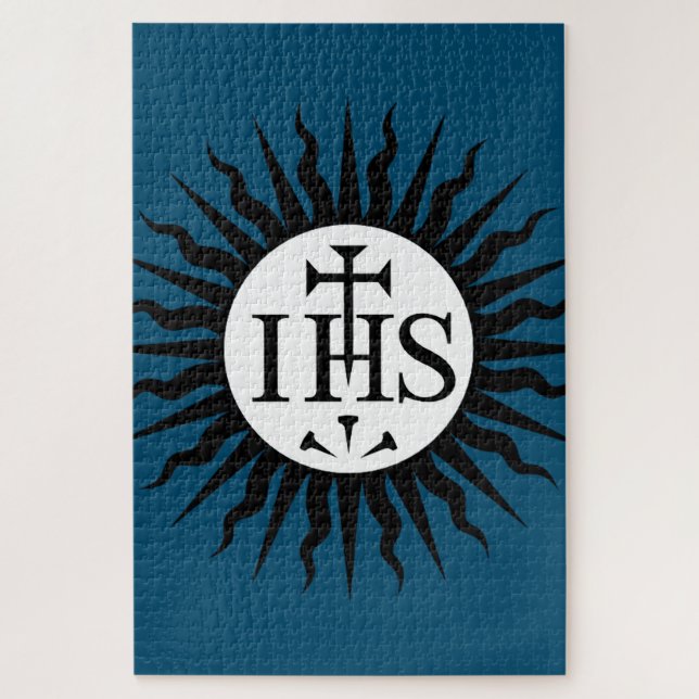 Wappen der Gesellschaft Jesu Monogramm (Vertikal)