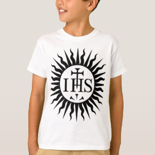 Wappen der Gesellschaft Jesu Monogramm T-Shirt
