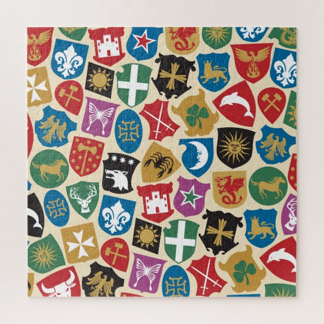 Wappen: Der heraldische Hintergrund. (Vertikal)