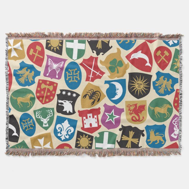 Wappen: Der heraldische Hintergrund. Decke (Vorderseite)