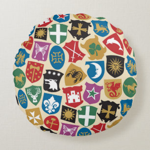 Wappen: Der heraldische Hintergrund. Rundes Kissen