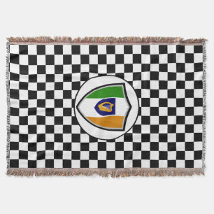 Wappen der irischen Flagge werfen Decken