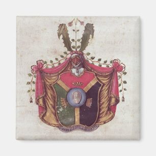 Wappen der Linnaeus Familie Magnet
